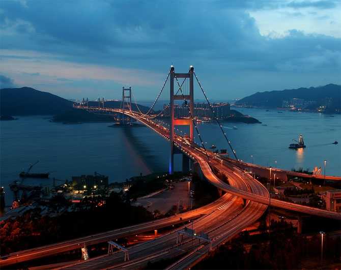 Tsing Ma Bridge, Hong Kong, China