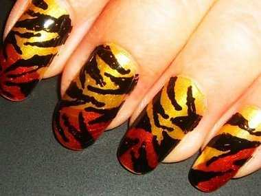 Animal Print Nail Art Designs