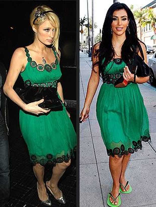 Who Wore It Better - Kim Kardarshian or Paris Hilton