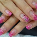 Glitter nail art design ideas