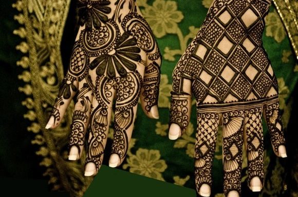 Arabic Bridal Mehndi Designs for full hands