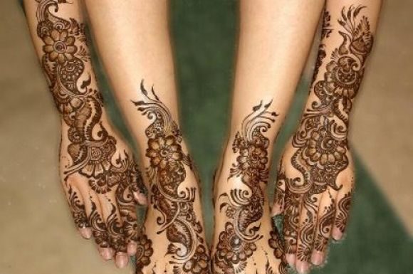 Karva Chauth Feet Mehndi Designs for 2012