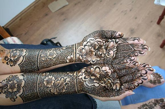 Mehndi Designs For durga Puja