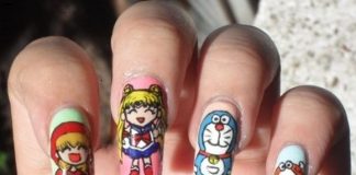 Cartoon Nail Art Designs, Comic Strip nail art ideas