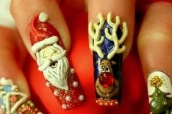 christmas nail art designs