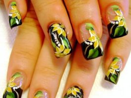 Flower nail Art video tutorial