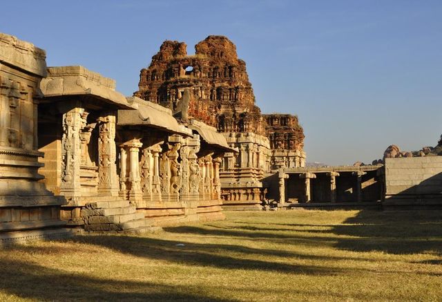 Achyuta rayas temple in hampi karnataka