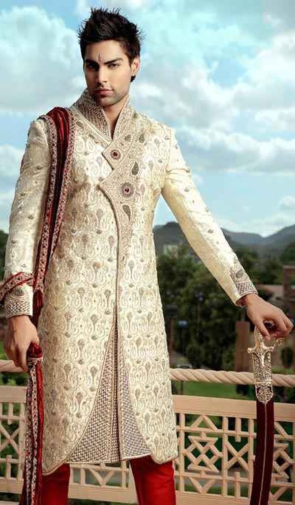 Traditional Indian Sherwani Designs - Bridal Wear