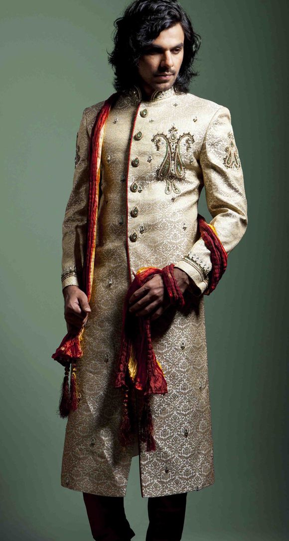 Traditional Indian Sherwani Designs - Bridal Wear