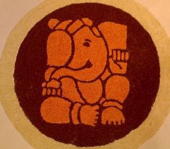 Ganesha-rangoli-designs-2013-1