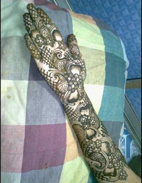 full hand arabic mehndi designs 3 