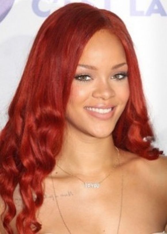 rihana-red-hair