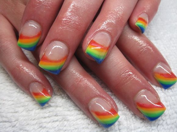 Rainbow Nail Art Gallery: Stunning Rainbow Nail Art Designs