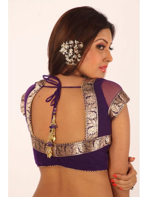Back Neck Blouse Designs - Latest Back Neck Blouse Patterns