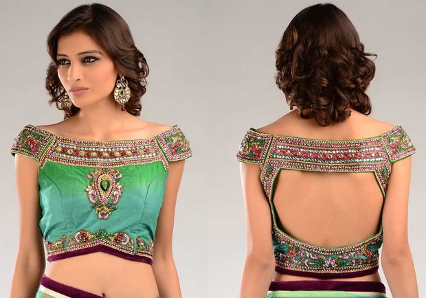 Latest Boat Neck Blouse Design Inspirations