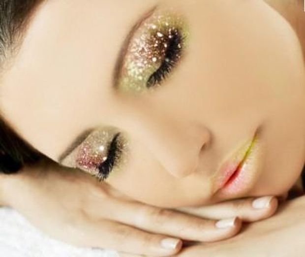 Glitter eye Makeup Designs