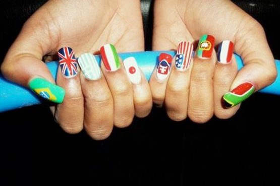 4. Easy DIY World Cup Nail Art Tutorial - wide 9