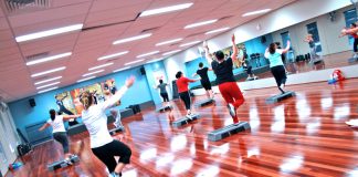 Step Group Fitness Class