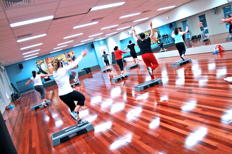 Step Group Fitness Class