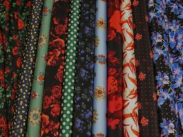 Fabrics by the metre and tailor’s shops