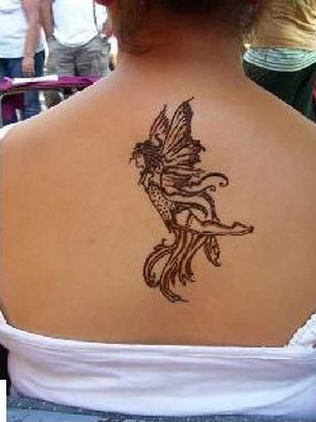 Stylish Neck & Back Mehndi Designs of 2011 - Henna Designs Stylish Neck & Back Mehndi Designs of 2011 - Henna Designs