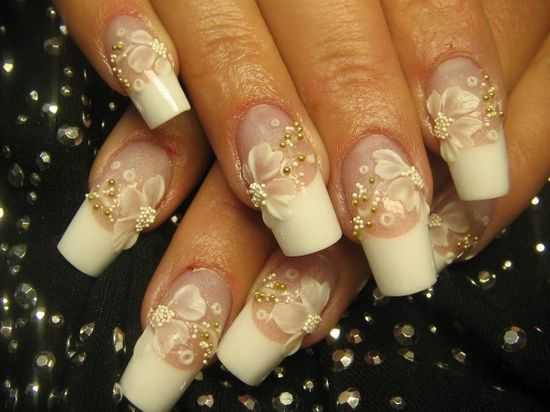Wedding Nails, Bridal Nail Art Ideas - Bridal Nail Designs For Women